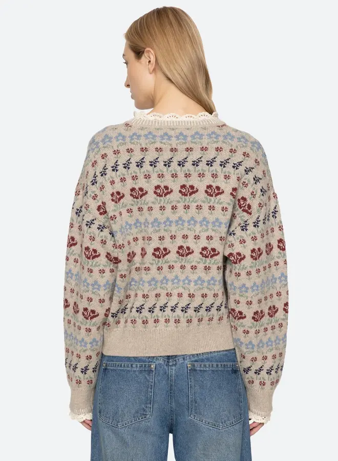 Sea New York- Preston Sweater- Cream