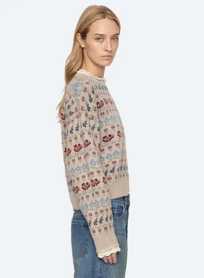 Sea New York- Preston Sweater- Cream