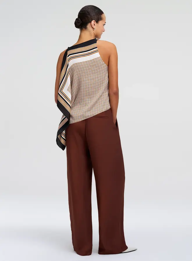 ALC- Kit Top- Black/Caramel Dotted