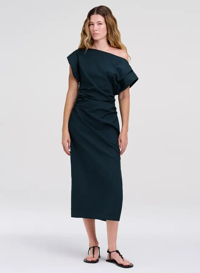 ALC- Nara Dress- Carbon Blue
