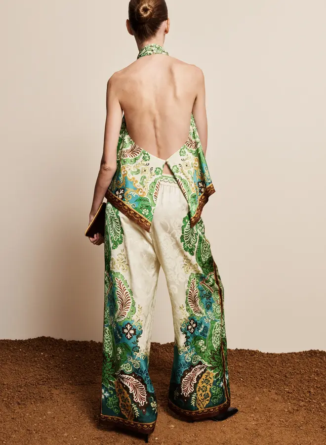 Alemais- Florence Scarf Top