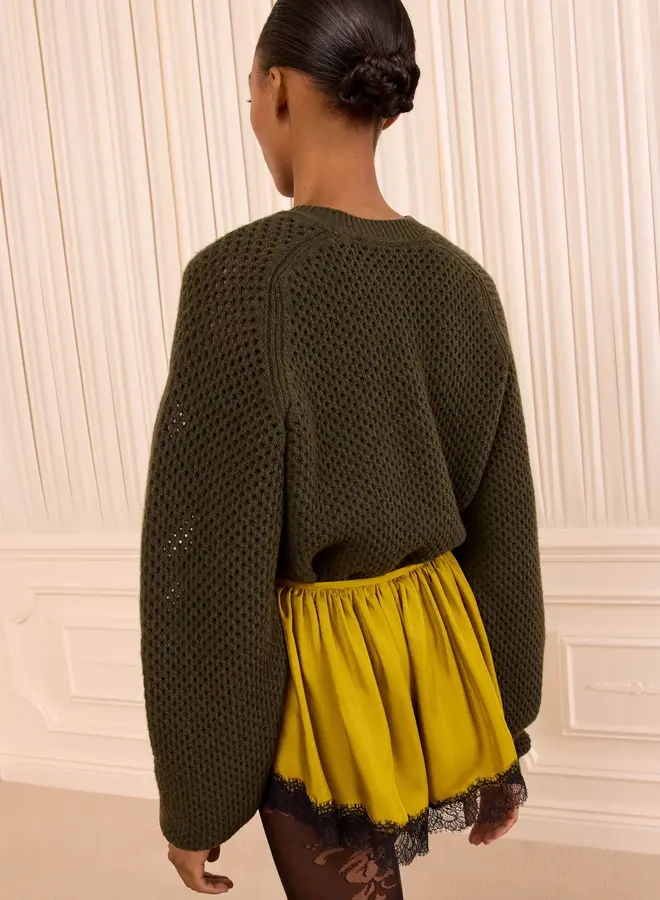 Ulla Johnson- Ronan Knit Pullover- Militaire