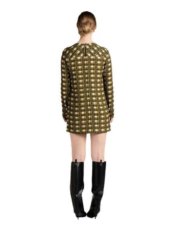 A.Lynn- Julie Dress- Olive Multi