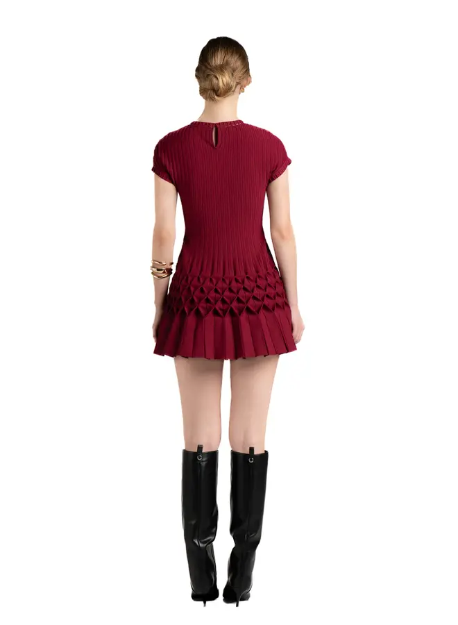 A.Lynn- Dalia Dress- Merlot