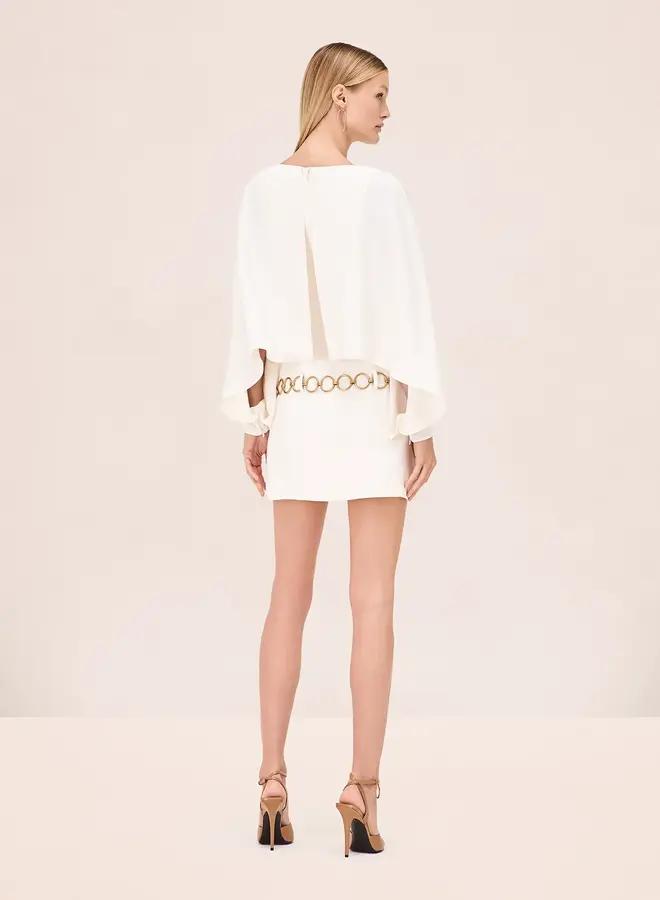Alexis- Kellis Dress w/ belt- Ivory