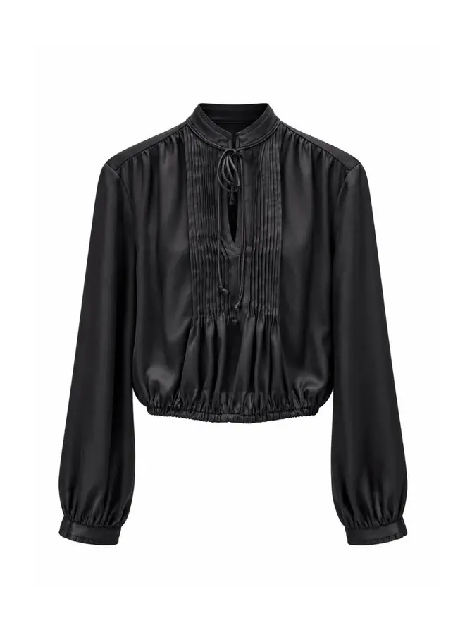 YIGAL AZROUEL- Amelia Blouse- Black