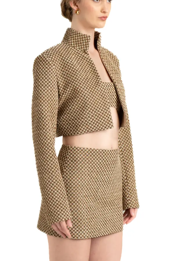A.Lynn- Maura Jacket- Flat Tweed