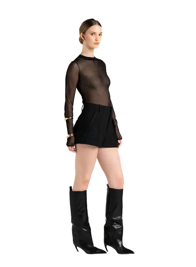 A.Lynn- Angela Top- Black