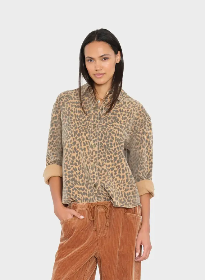 Xirena- Gia Shirt- Ivory Ikat