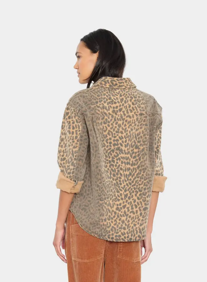 Xirena- Gia Shirt- Ivory Ikat