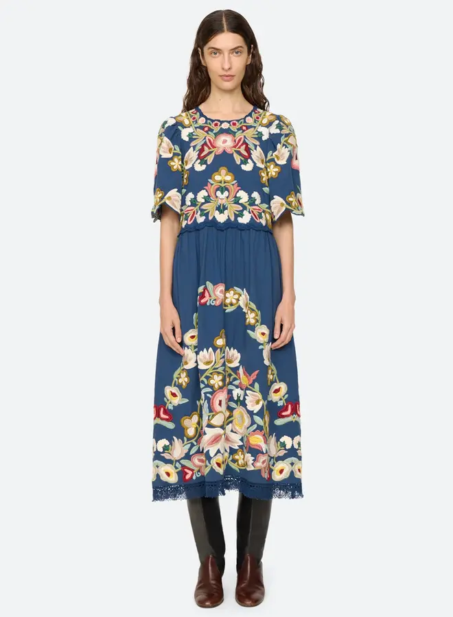 Sea New York- Wilhelmina Emb- Blue