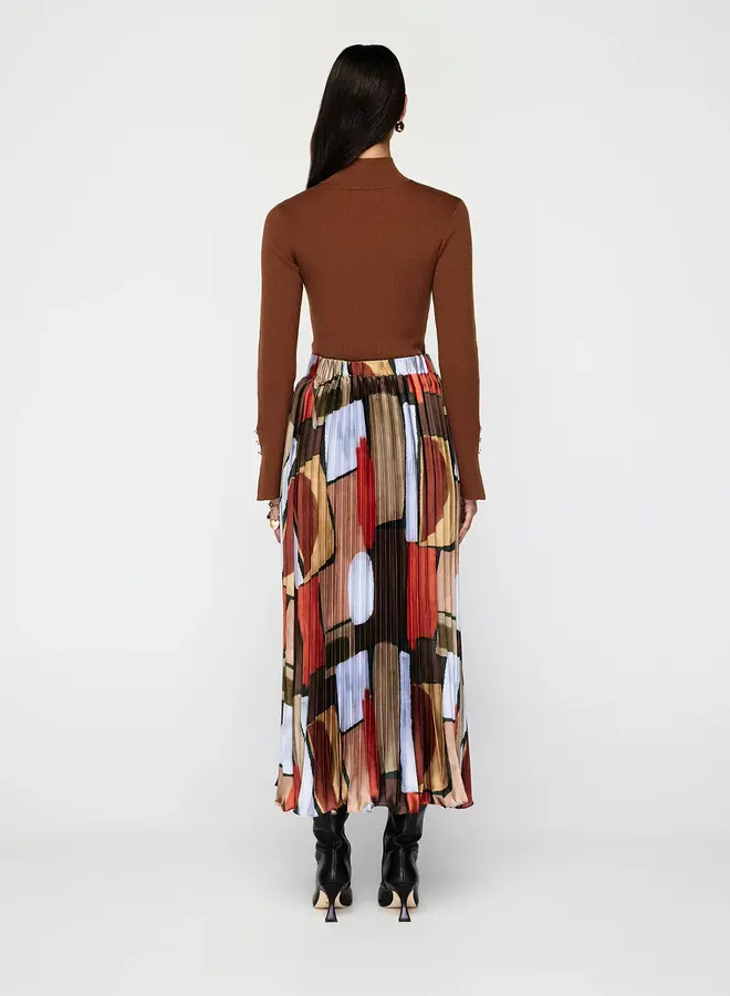 Mos The Label- Koa Pleated Skirt- Koa Print