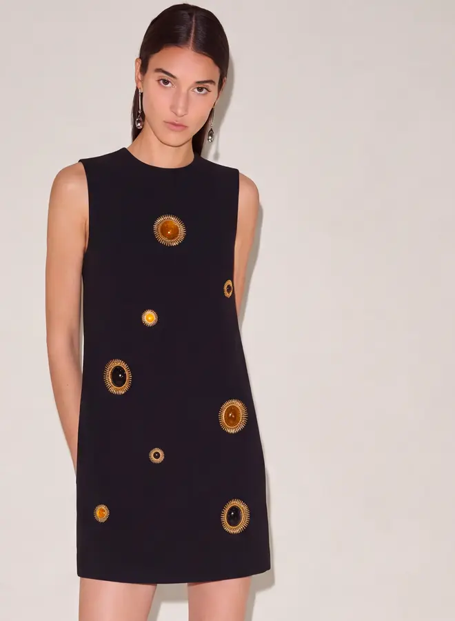 Alexis- Piuma Dress- Black