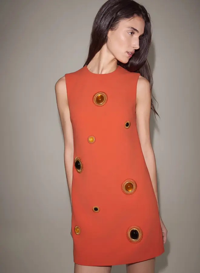 Alexis- Piuma Dress- Terracotta