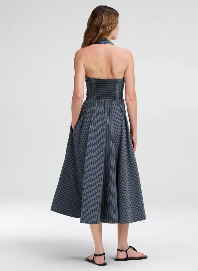 ALC- Magnolia Dress- Carbon Blue Multi