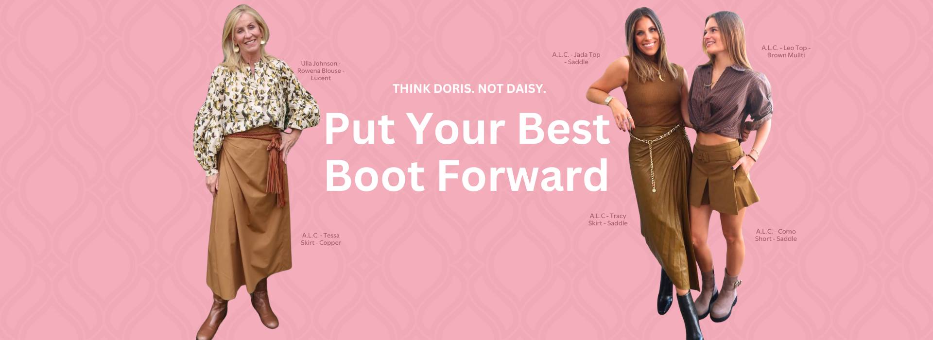 Put your best<br/>boot forward
