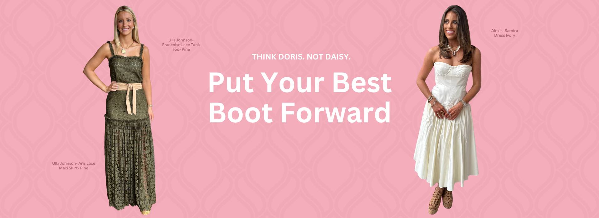 Put your best<br/>boot forward