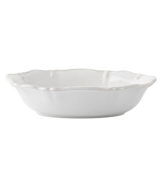 Juliska Medium Oval Serving Bowl B&T White 12''L