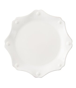 Juliska B&T Whitewash Scalloped Salad Plate Display