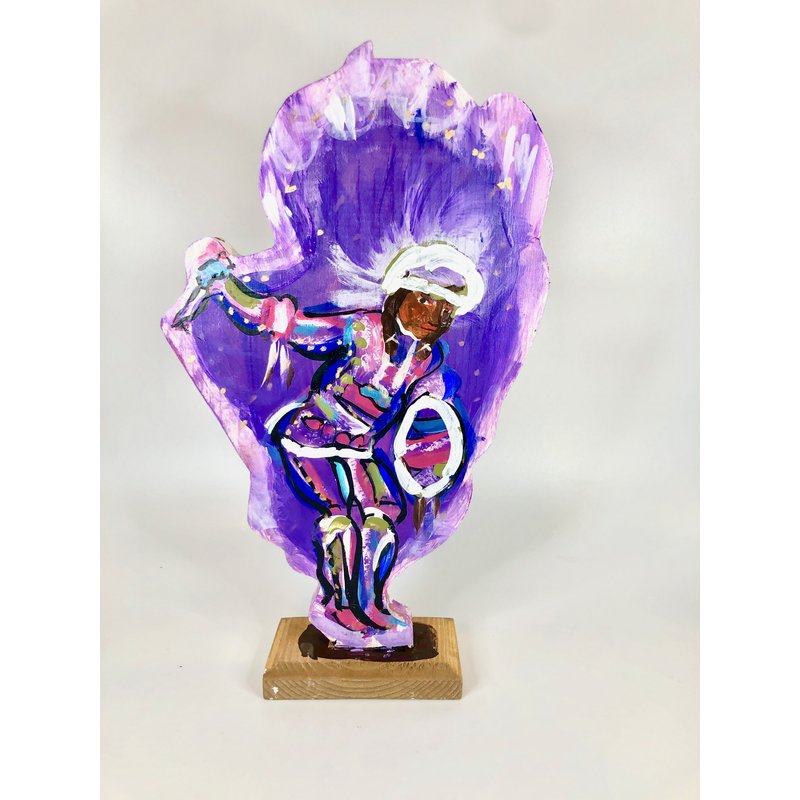 Lorraine Gendron Lorraine Gendron Mardi Gras Indian (Purple)