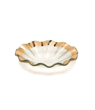 Annie Glass Ruffle 7'' Bowl- Single