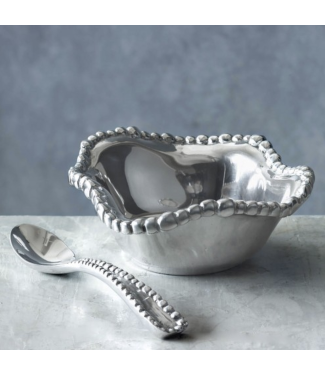 GIFTABLES Organic Pearl bowl w/ spoon