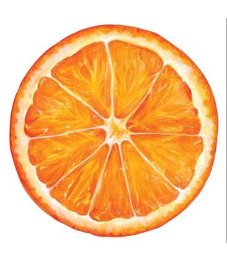 Hester and Cook Die-Cut Orange Slice Placemat