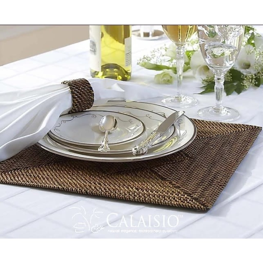 Calaisio Calaisio Square Placemat with Diamond Pattern-set of 4