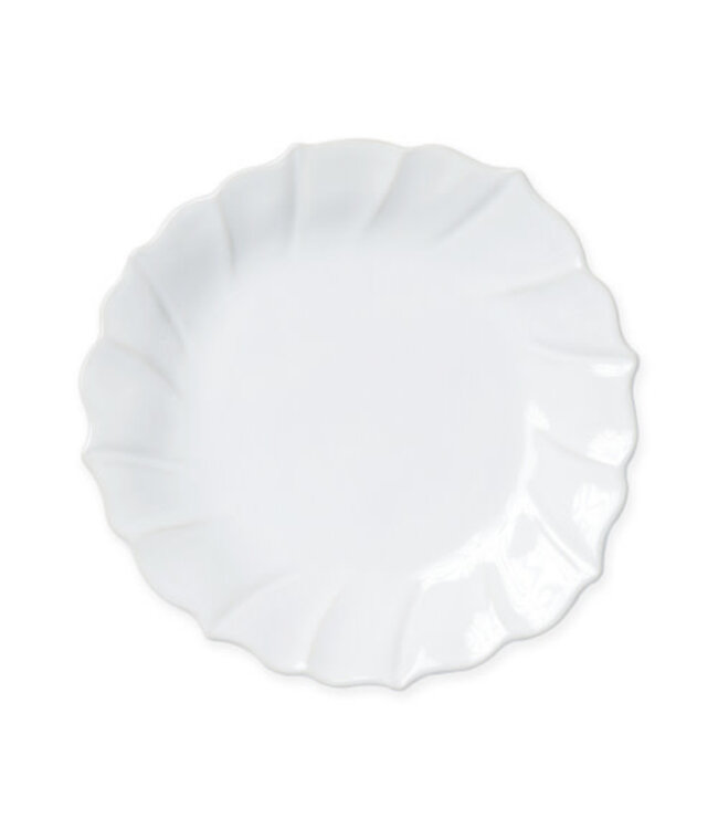 Incanto Stone White Ruffle Salad Plate