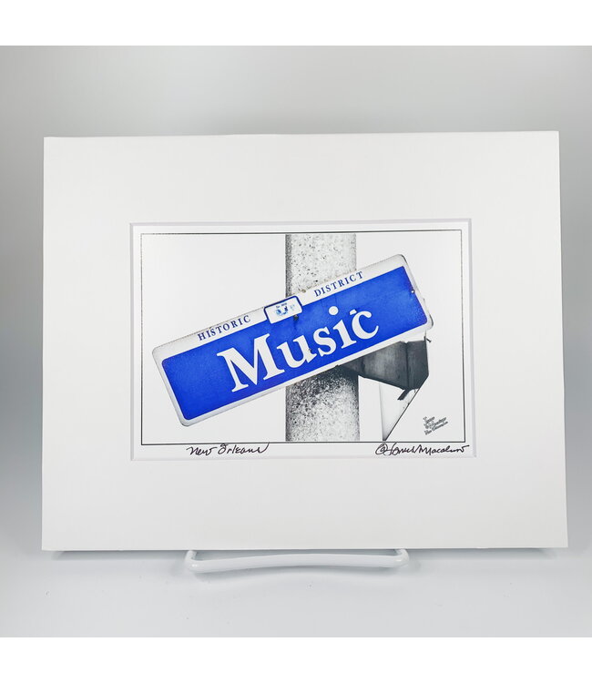 Music New Orleans 5x7