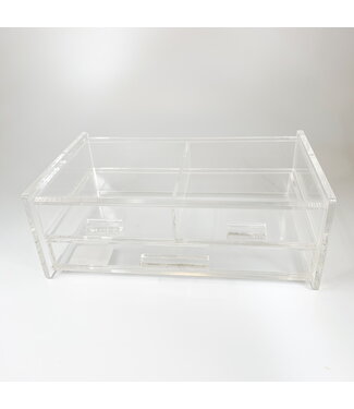 Huang Acrylic 2-Tier Jewelry Box
