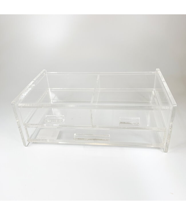 Acrylic 2-Tier Jewelry Box
