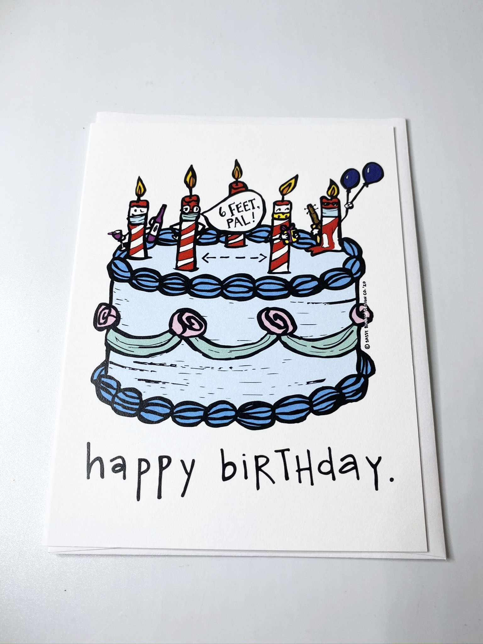 sassy banana happy birthday 6ft pal card judy at the rink