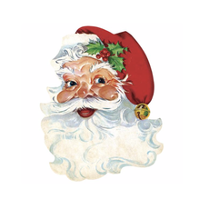 Hester and Cook Die Cut Santa Placemat - 12 Sheets