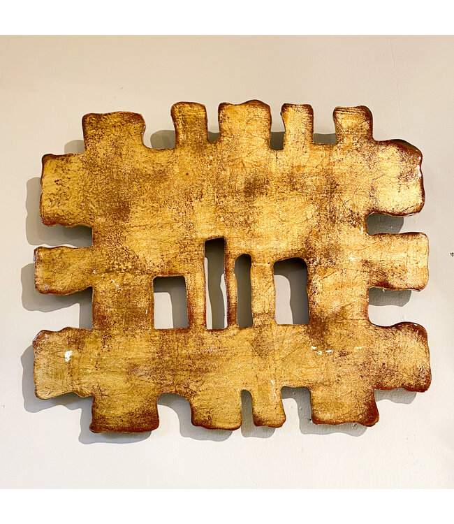 Gold Leaf Wall Sculpture Adobe