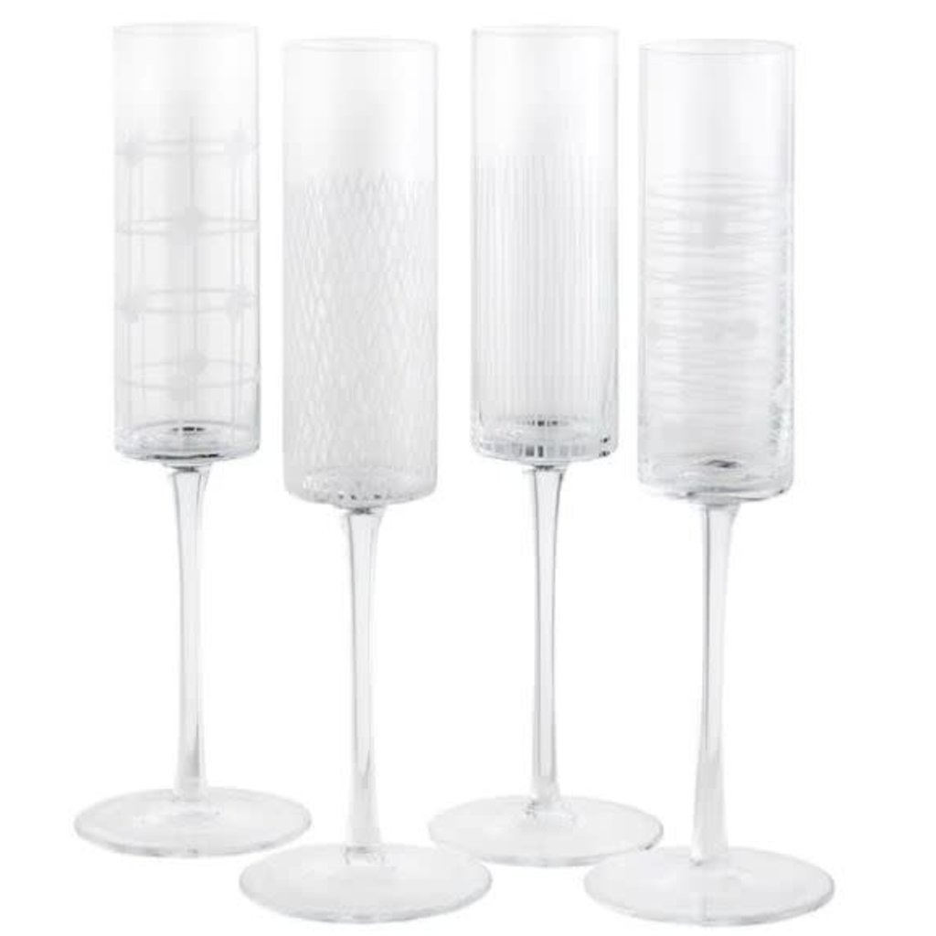 Design Ideas Endra Champagne Flutes Set of 4