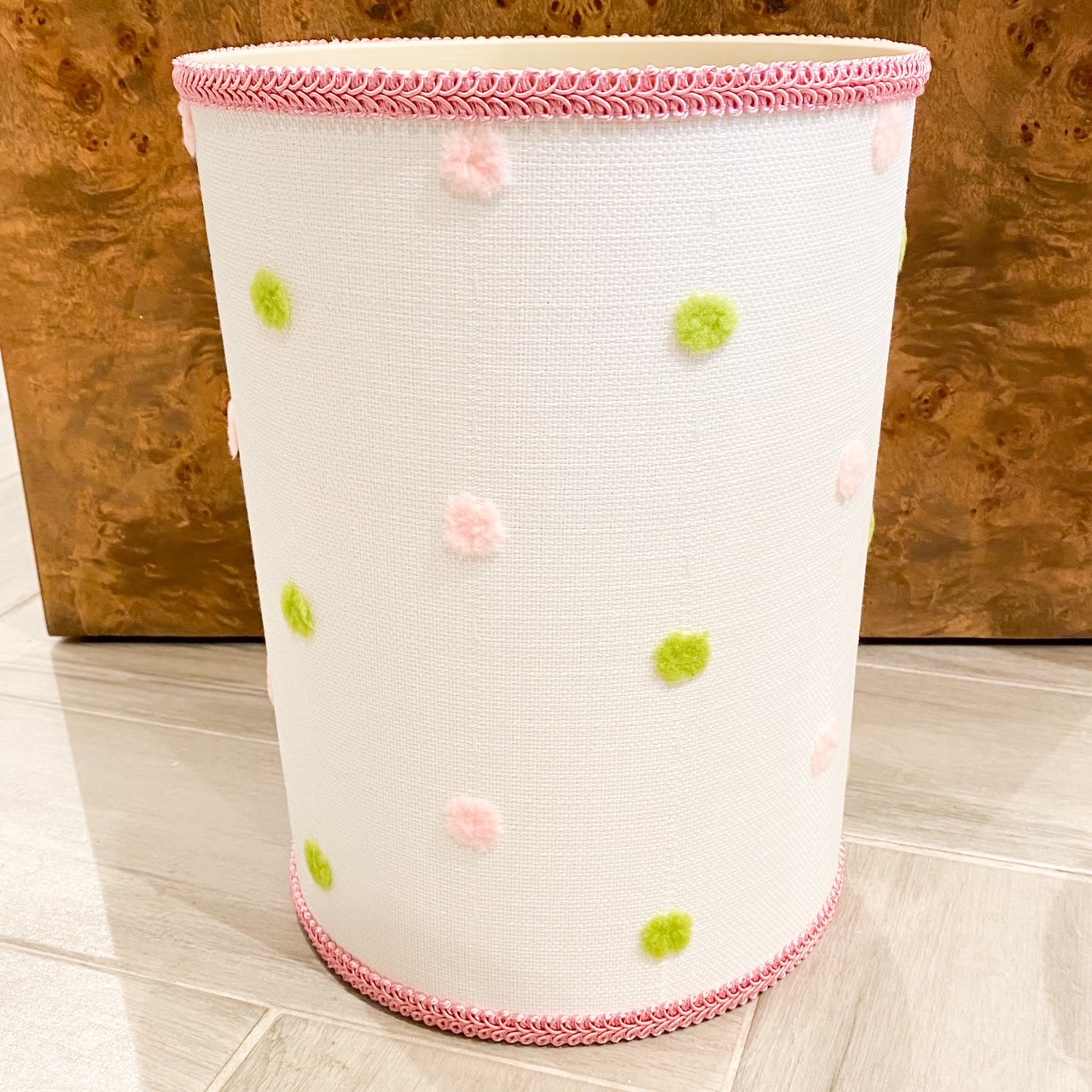 Pretty Shell Design Marye Kelley Wastepaper Basket - Nantucket