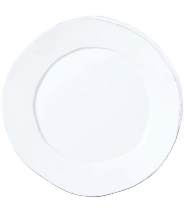 Lastra White Round Platter