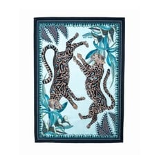 Ngala Trading Cheetah Kings Tea Towel-Tanzanite