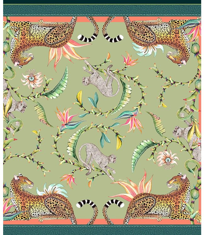 Monkey Paradise Tablecloth- Delta 80'' x 80''