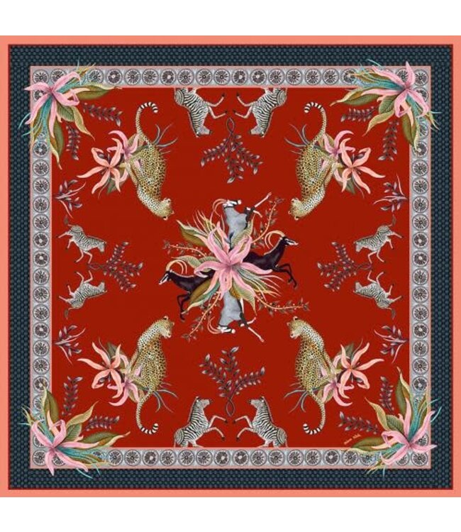 Leopary Lily Royal Red Square
