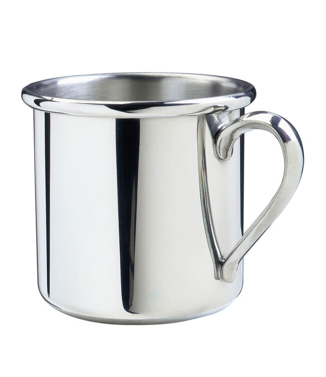 Straight Edge Baby Cup Pewter