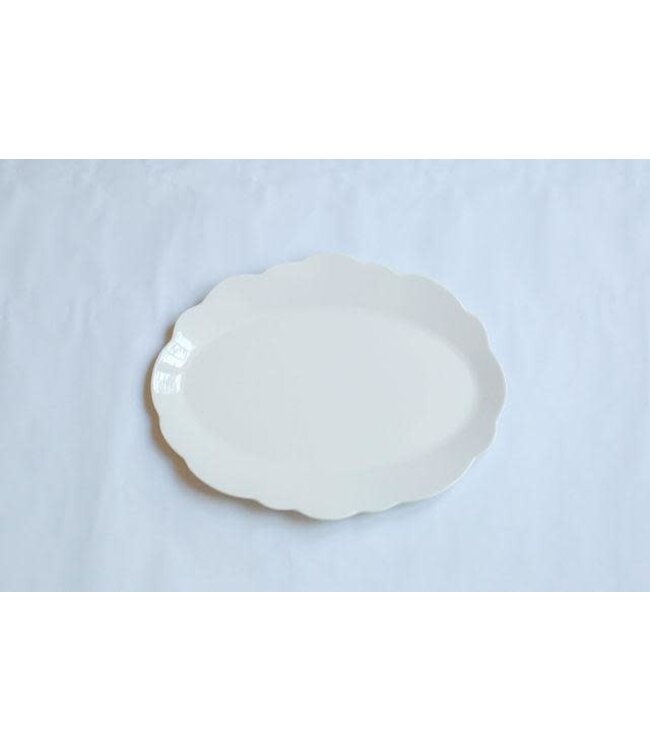 Scallop Serving Oval