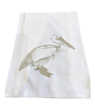 Monique Perry Pelican Tea Towel