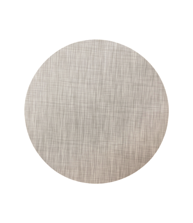 Indoor/Outdoor Grey Woven Round Placemat Set of 4