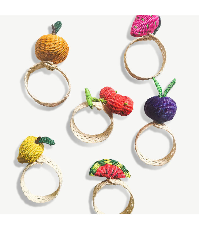 Woven Fruit Napkin Ring