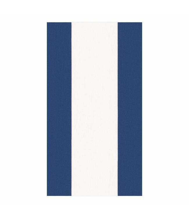 Bandol Stripe Navy Guest Towel