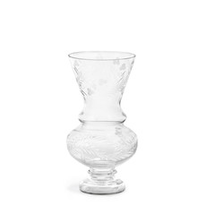 Park Hill Wallace Etched Glass Vase Small