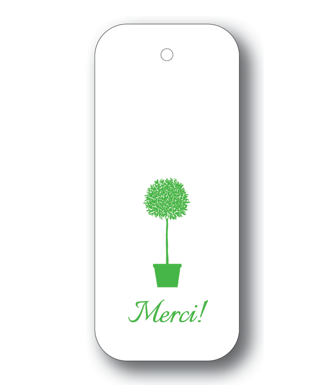 Topiary Merci String Gift Tag