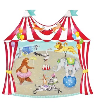 Hester and Cook Die Cut Circus Tent Placemat- 12 sheets